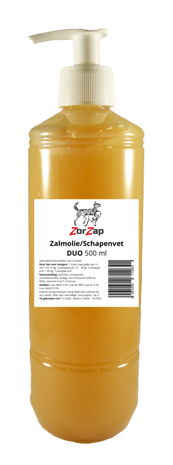 zalmolie schapenvet 500ml